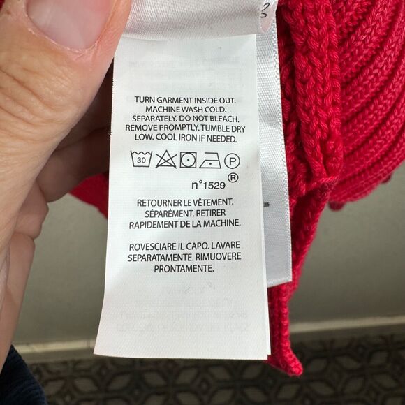Polo Ralph Lauren Red Cable Knit Sweater M Preppy Gorpcore Classic‎ - Picture 8 of 11
